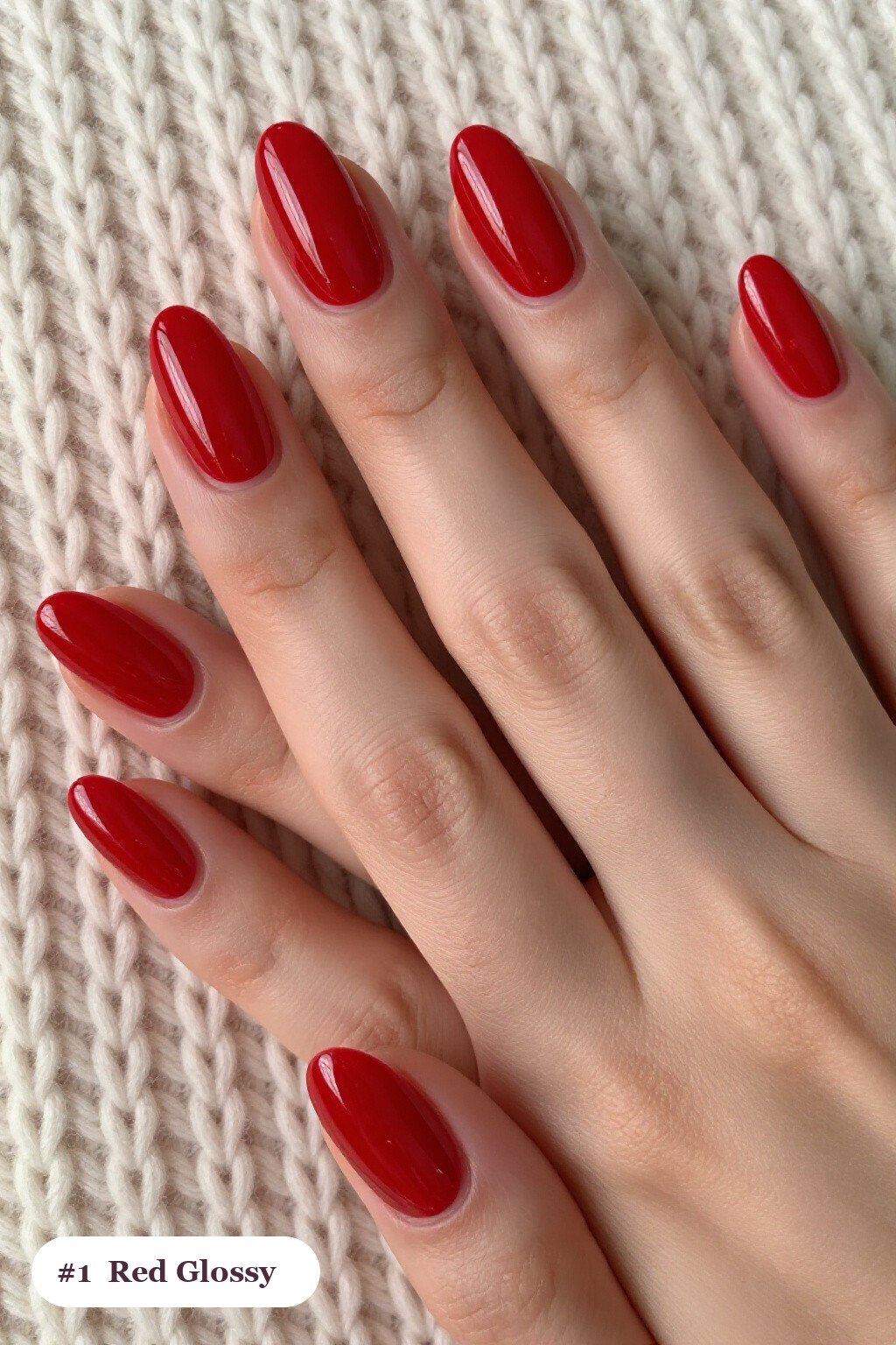 Mirror‑Glossy Red Nails Short in Almond Shape – The Ultimate Trend - red nails short