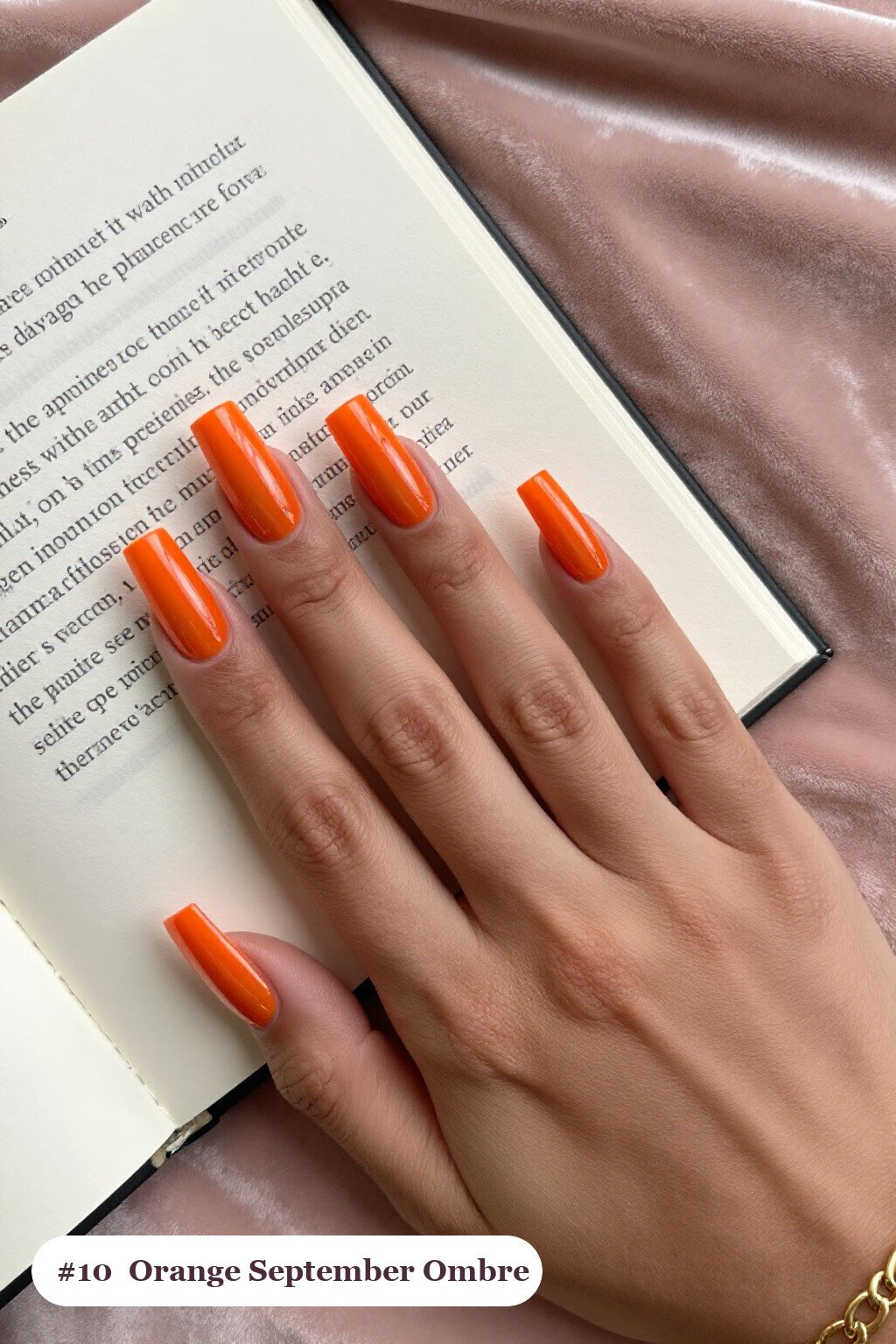Burnt Orange Ombre Square Nails: Best Shades for Every Season - september fall nails