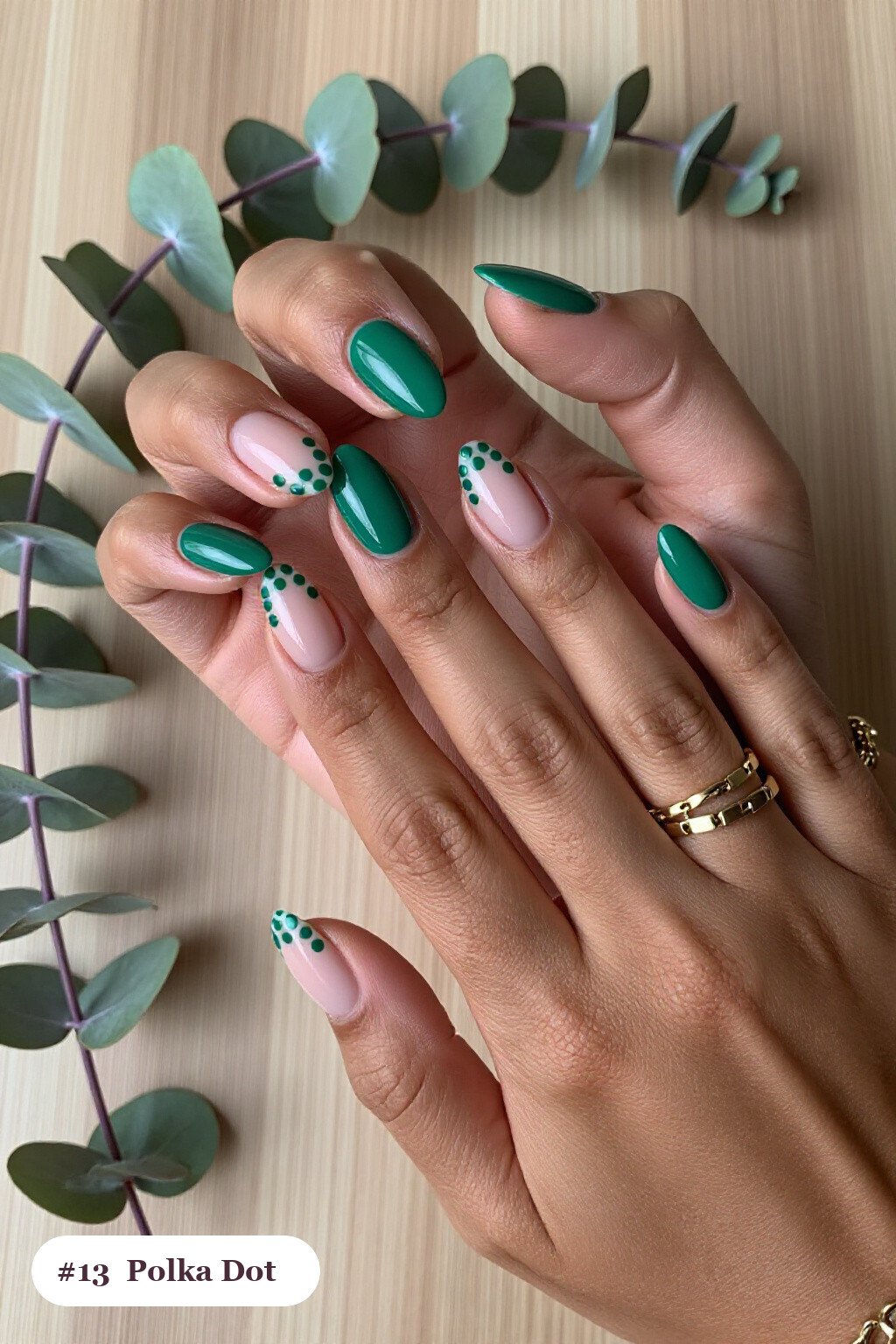 Sage Green Short Almond Nails Designs with Bold Contrasting Swirl Lines - short almond nails designs