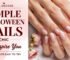 Simple Halloween Nail Designs ideas