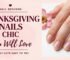 Simple Short Thanksgiving Nail Designs ideas