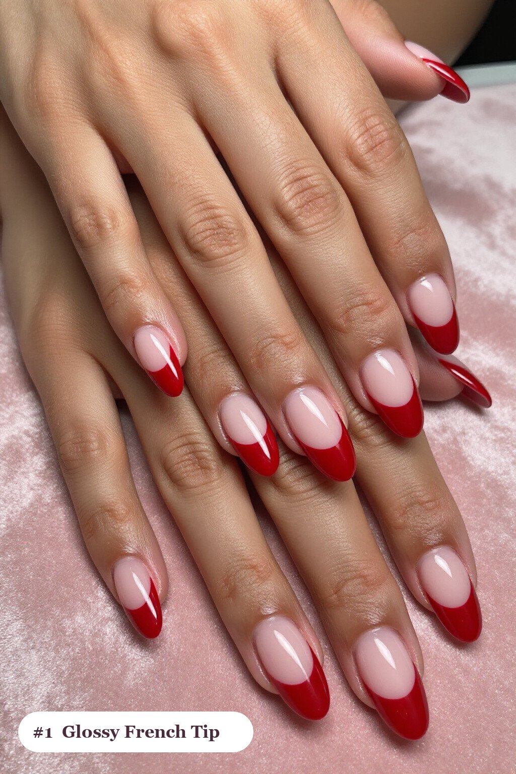 Thanksgiving French Tip Nails: Cherry Red Ballerina for a Show‑Stopping Look - thanksgiving french tip nails