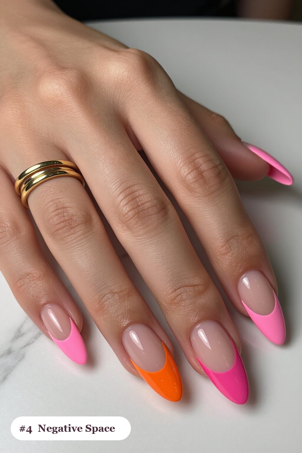 Hot Pink Ballerina Nails with Negative‑Space Nude Windows - thanksgiving nails ideas