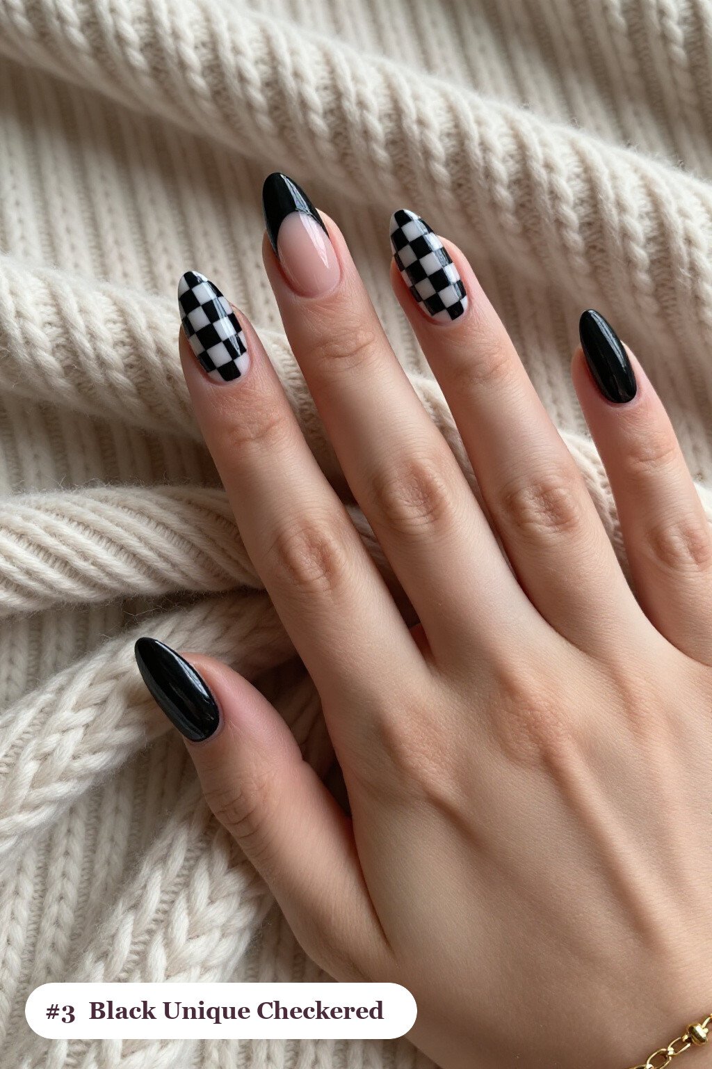 Long Ballerina Black Nails Featuring Bold Checkerboard Accents – A Unique Halloween Nails Look - unique halloween nails Long Ballerina Black Nails Featuring Bold Checkerboard Accents – A Unique Halloween Nails Look - unique halloween nails