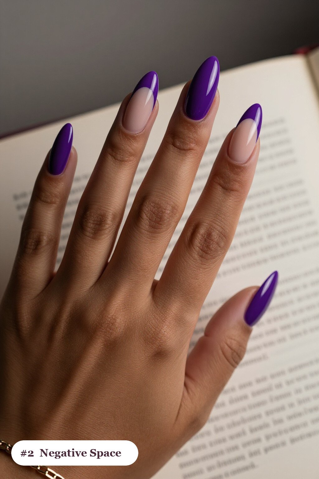 Deep Purple Ballerina Nails with Negative‑Space Windows – Witchy Halloween Nail Designs - witchy halloween nail designs